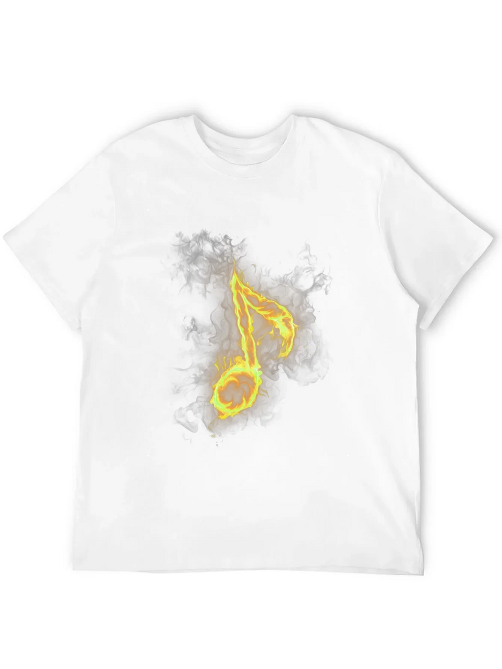 Fiery Note Black T-Shirt