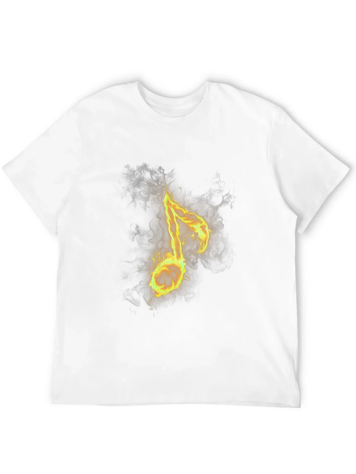 Fiery Note Black T-Shirt