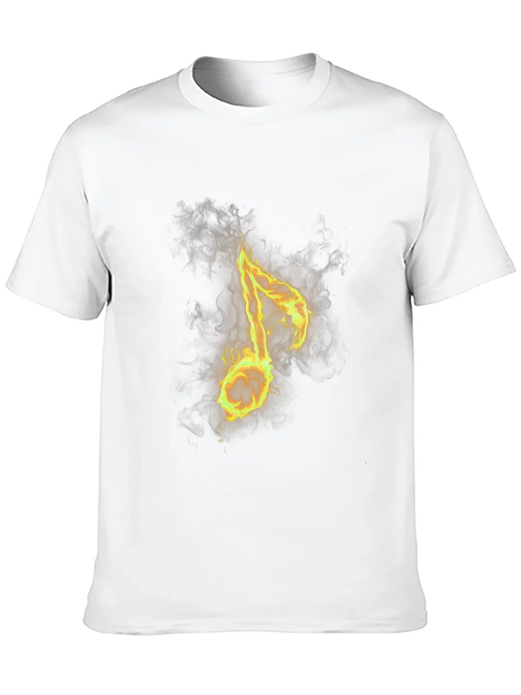 Fiery Note Black T-Shirt