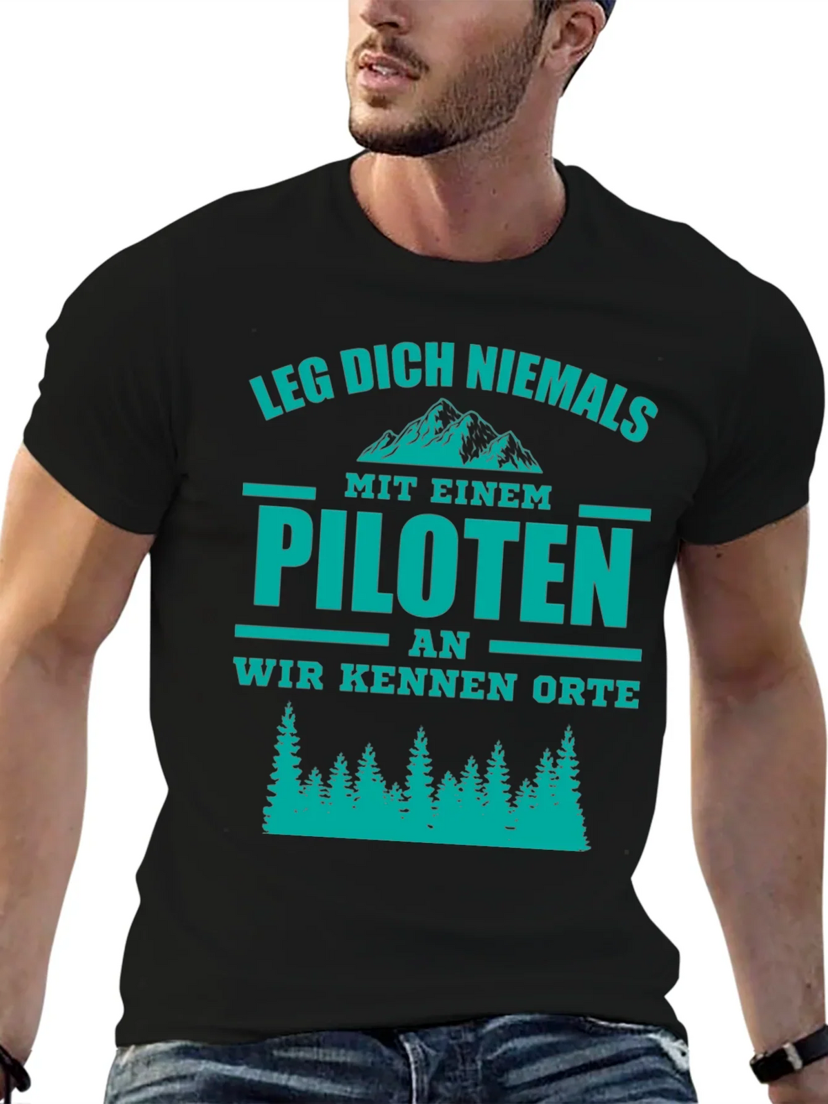 Pilot T-Shirt - Funny German Phrase