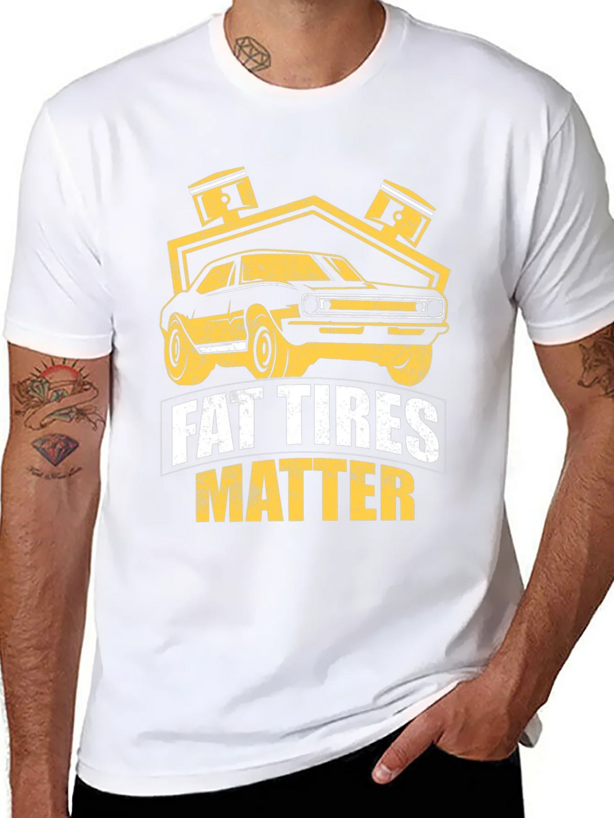 Fat Tires Matter T-Shirt Car Enthusiast Tee