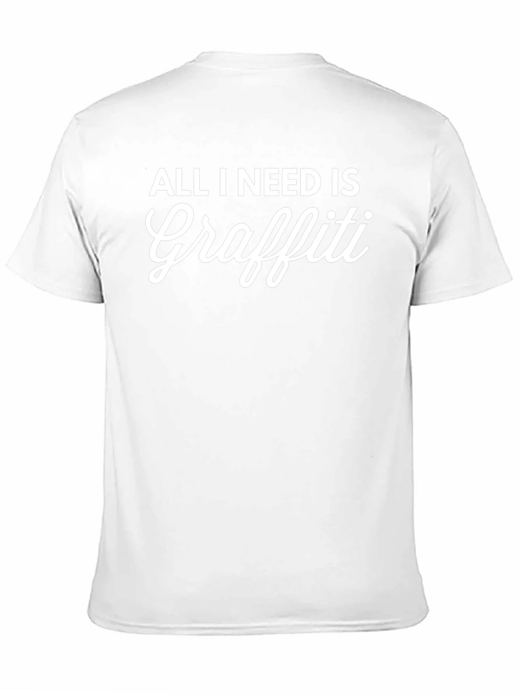 All I Need Is Graffiti Black T-Shirt