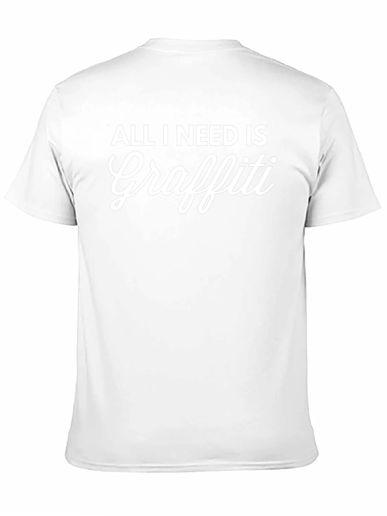 All I Need Is Graffiti Black T-Shirt