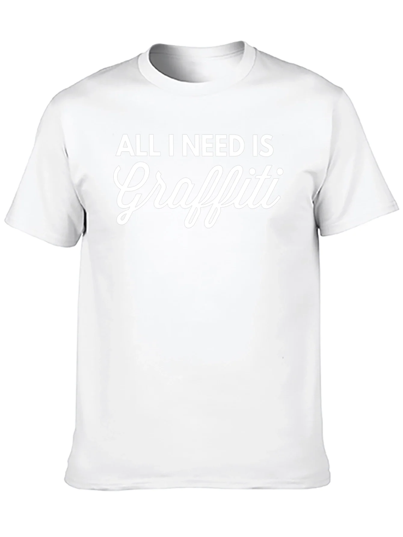 All I Need Is Graffiti Black T-Shirt