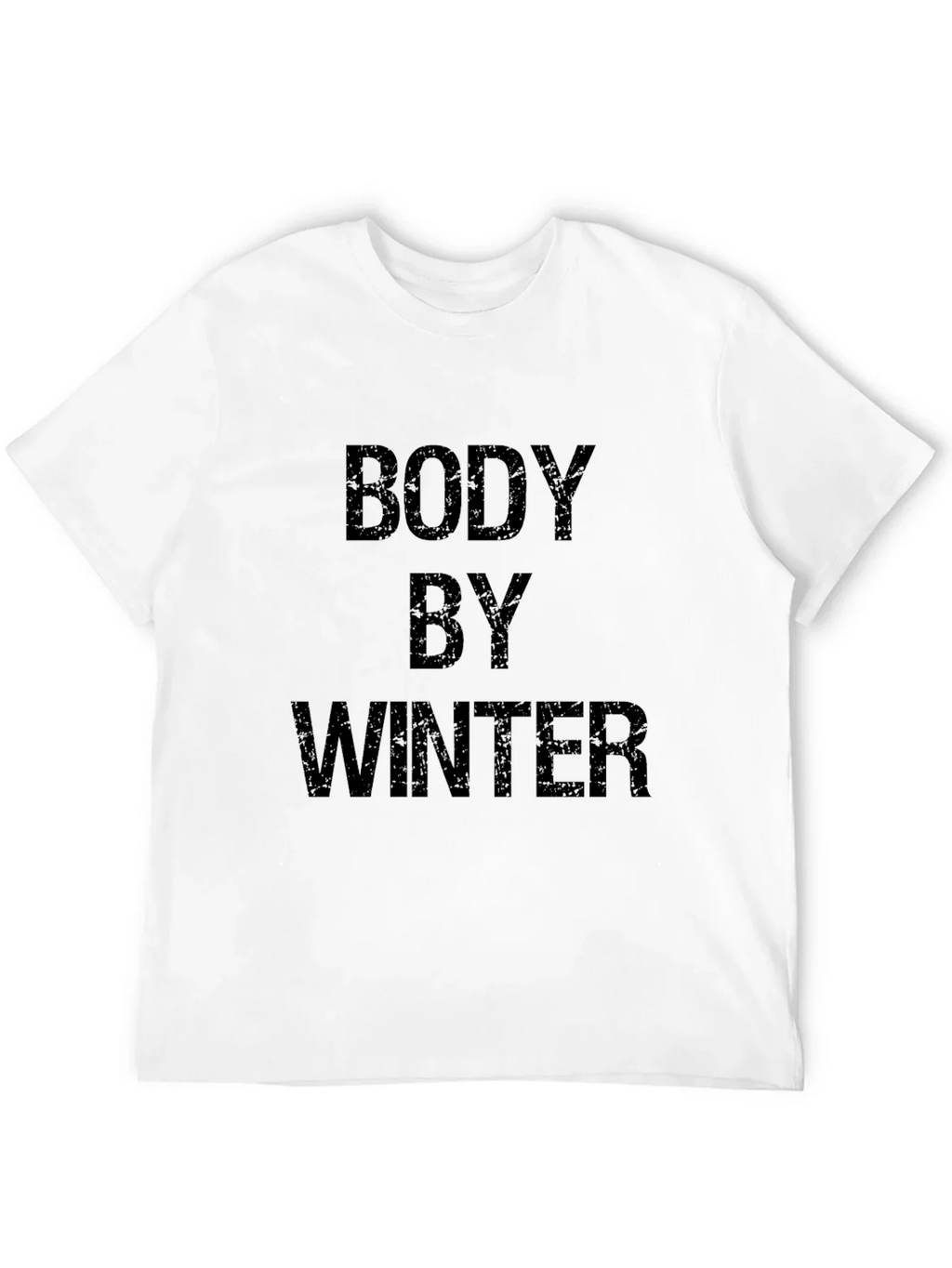 Body By Winter Black Graphic T-Shirt