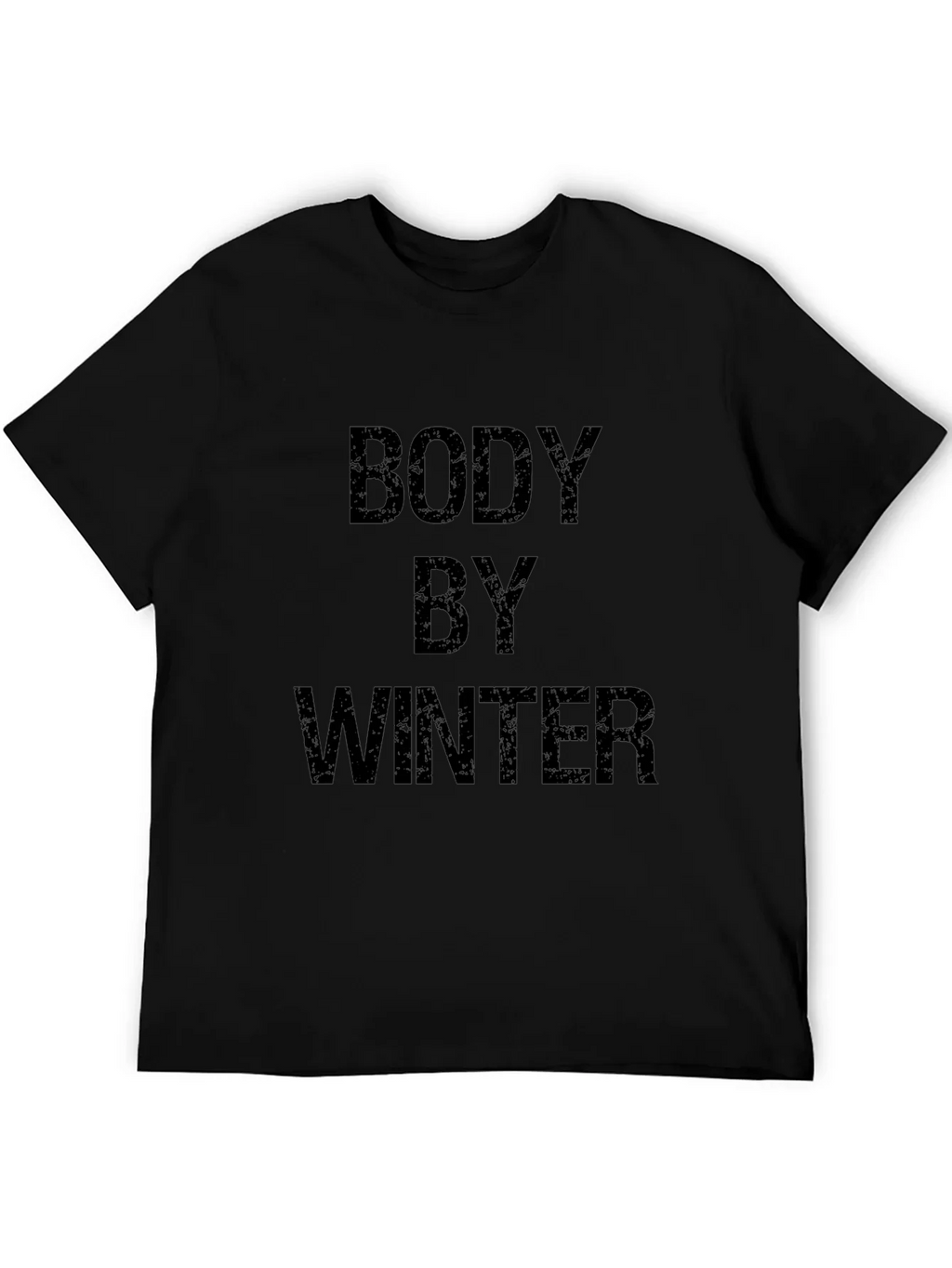 Body By Winter Black Graphic T-Shirt