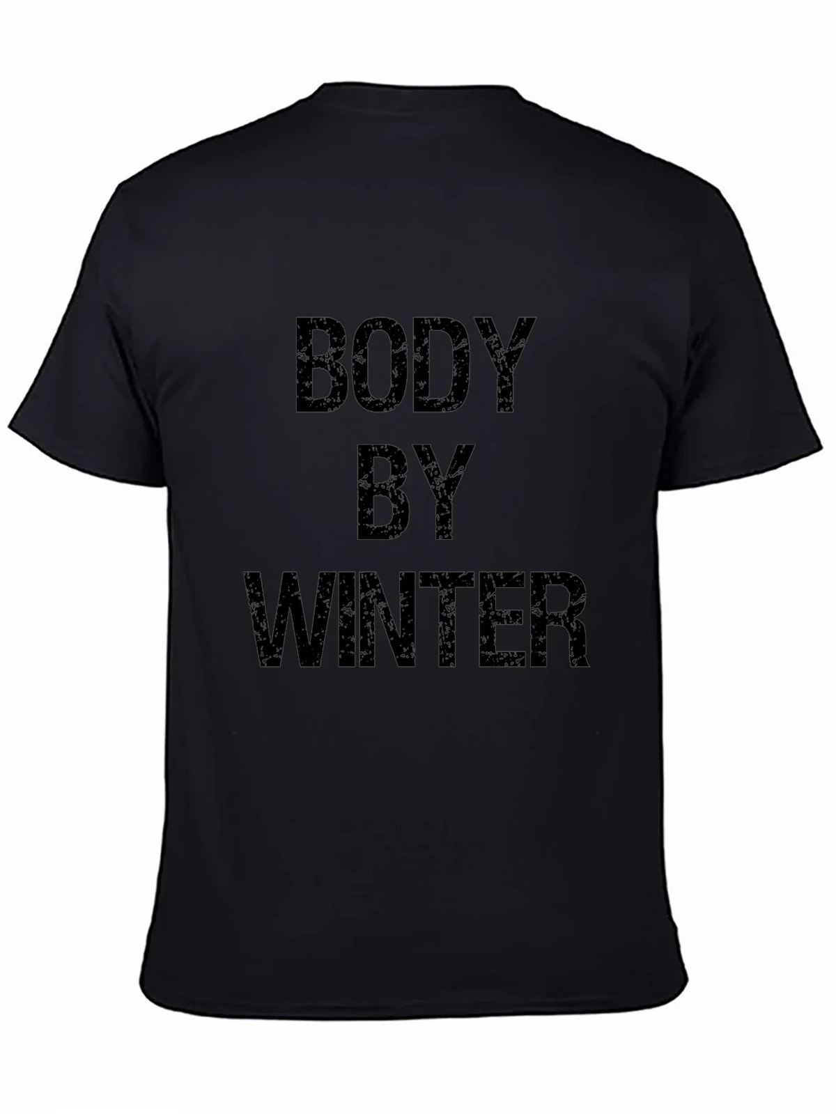 Body By Winter Black Graphic T-Shirt