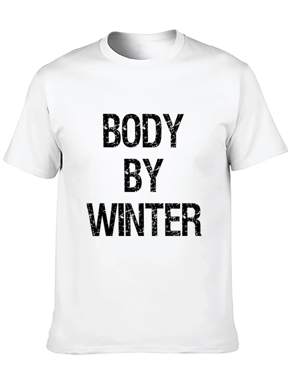 Body By Winter Black Graphic T-Shirt