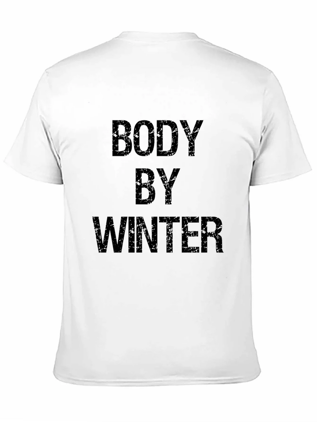 Body By Winter Black Graphic T-Shirt