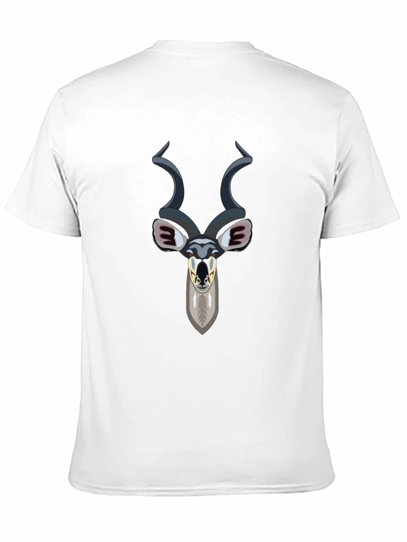 Kudu Head Graphic Tee - Black