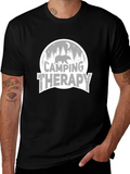Camping Therapy Graphic T-Shirt
