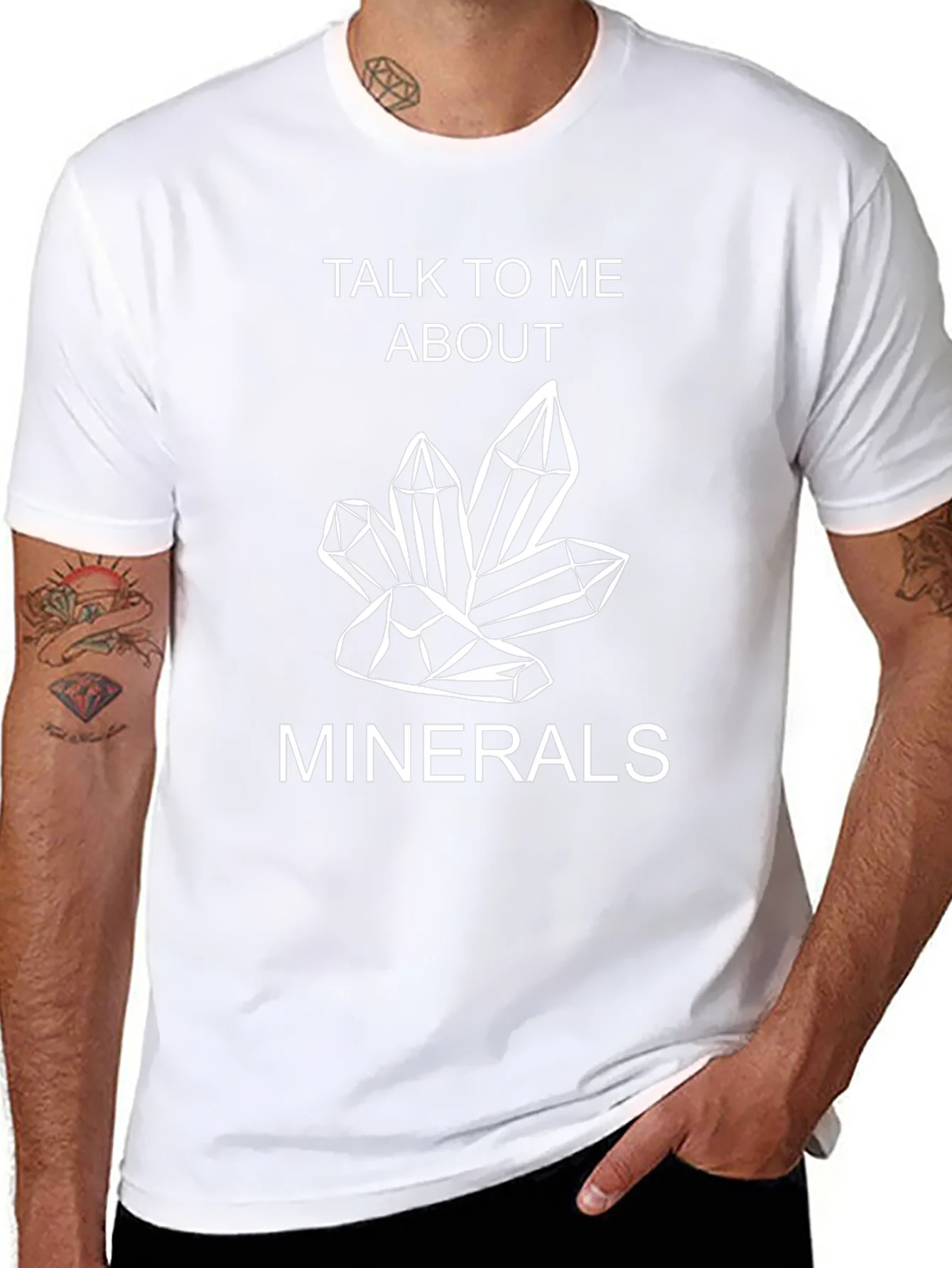 Talk To Me About Minerals T-Shirt - Black