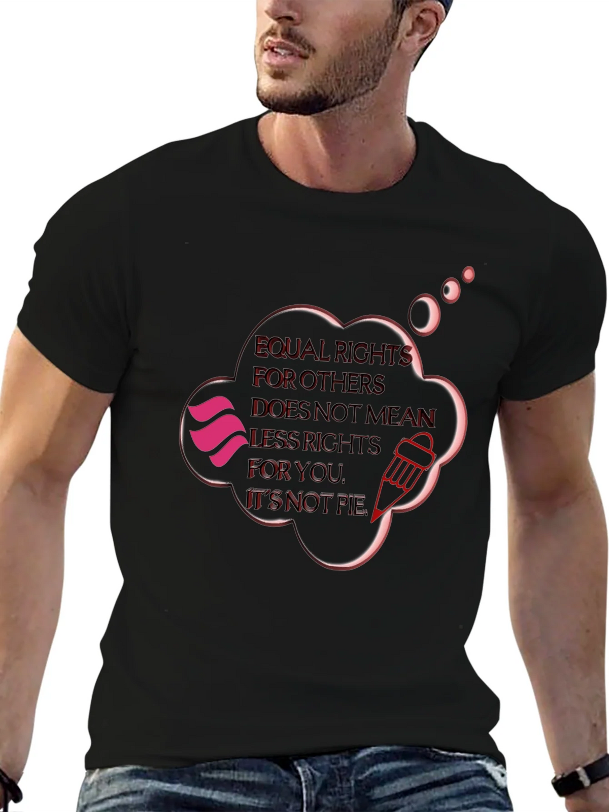 Equal Rights Graphic Tee - Activist Statement Shirt