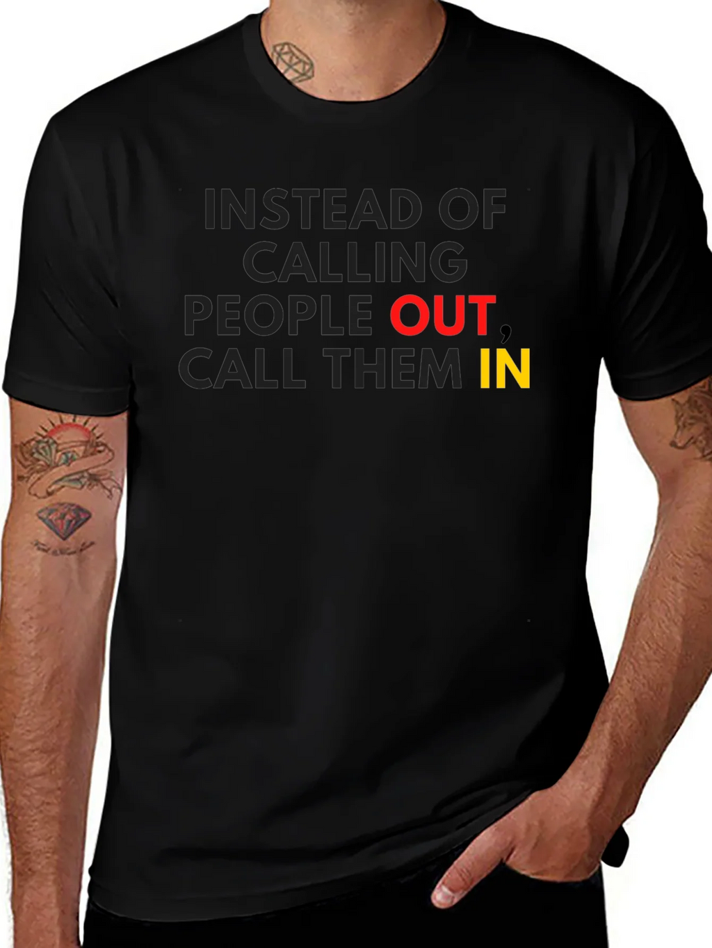 Call Them In - Motivational Graphic T-Shirt