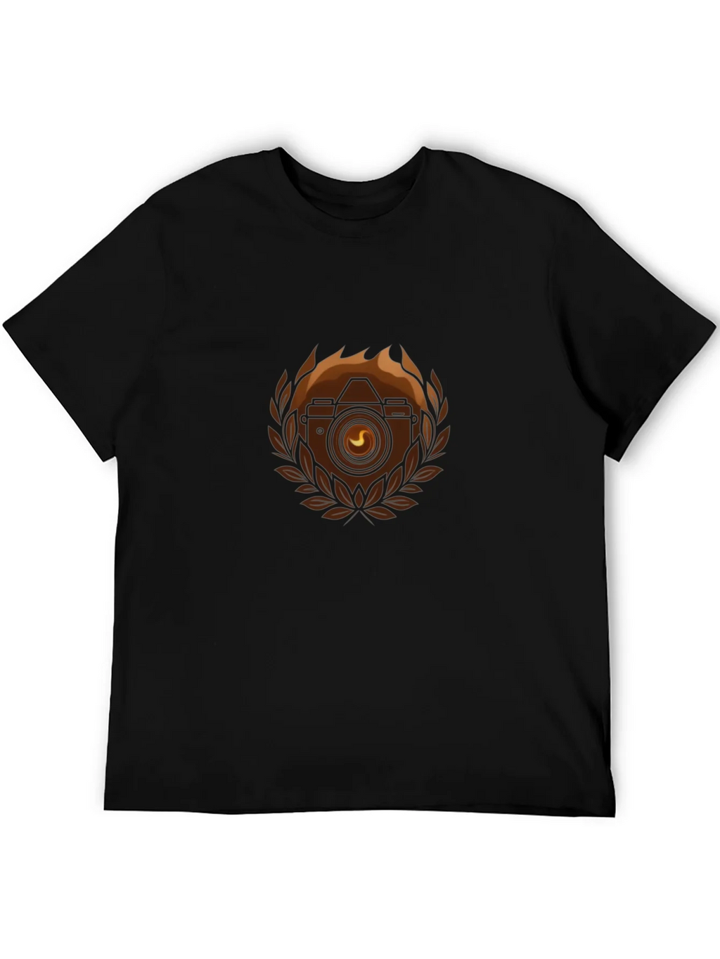 Camera Emblem Black T-Shirt