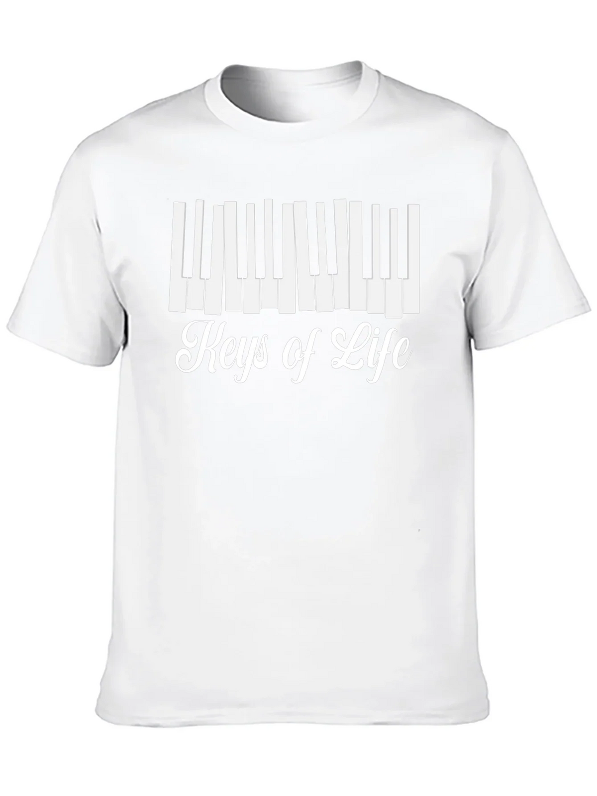 Keys of Life Graphic Tee - Musicians Black T-Shirt