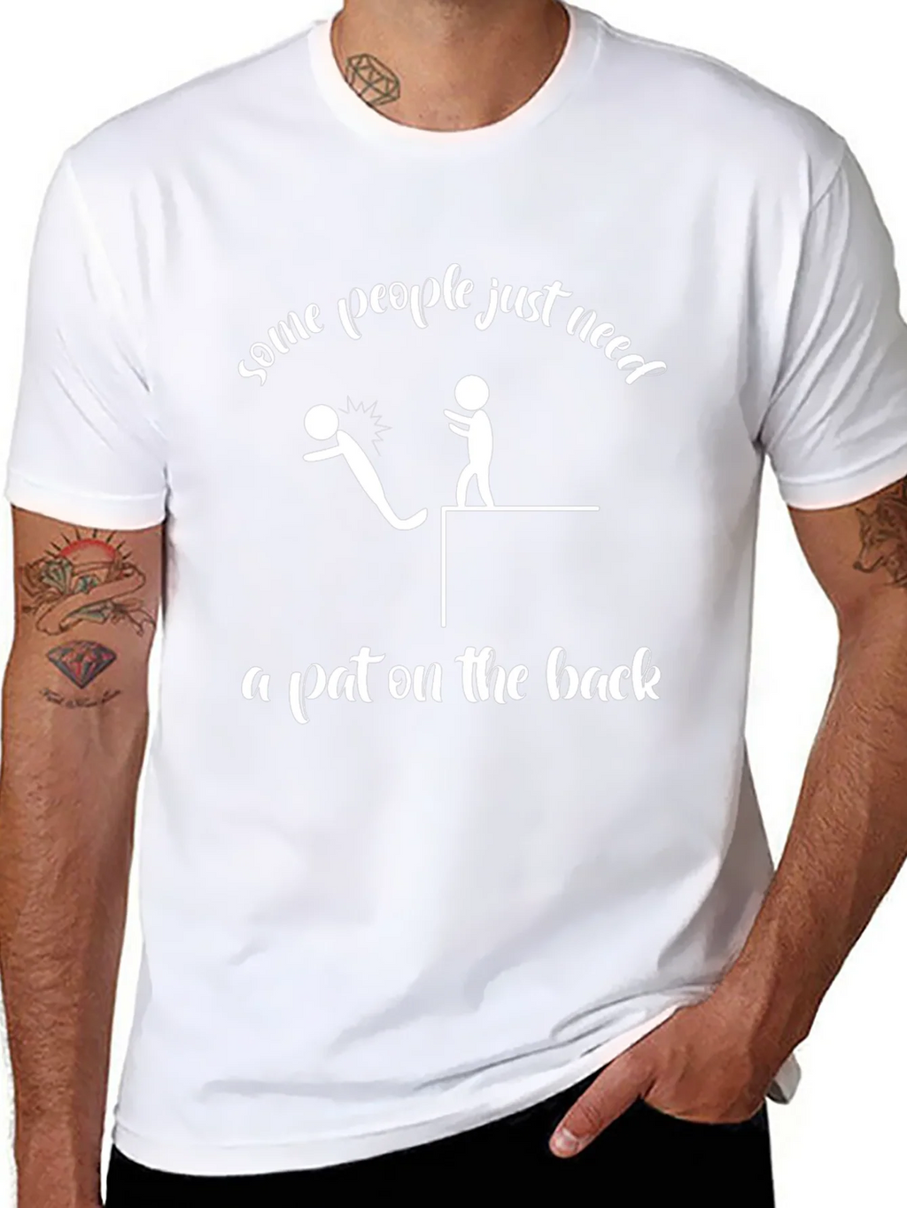 Funny Pat on the Back Graphic T-Shirt