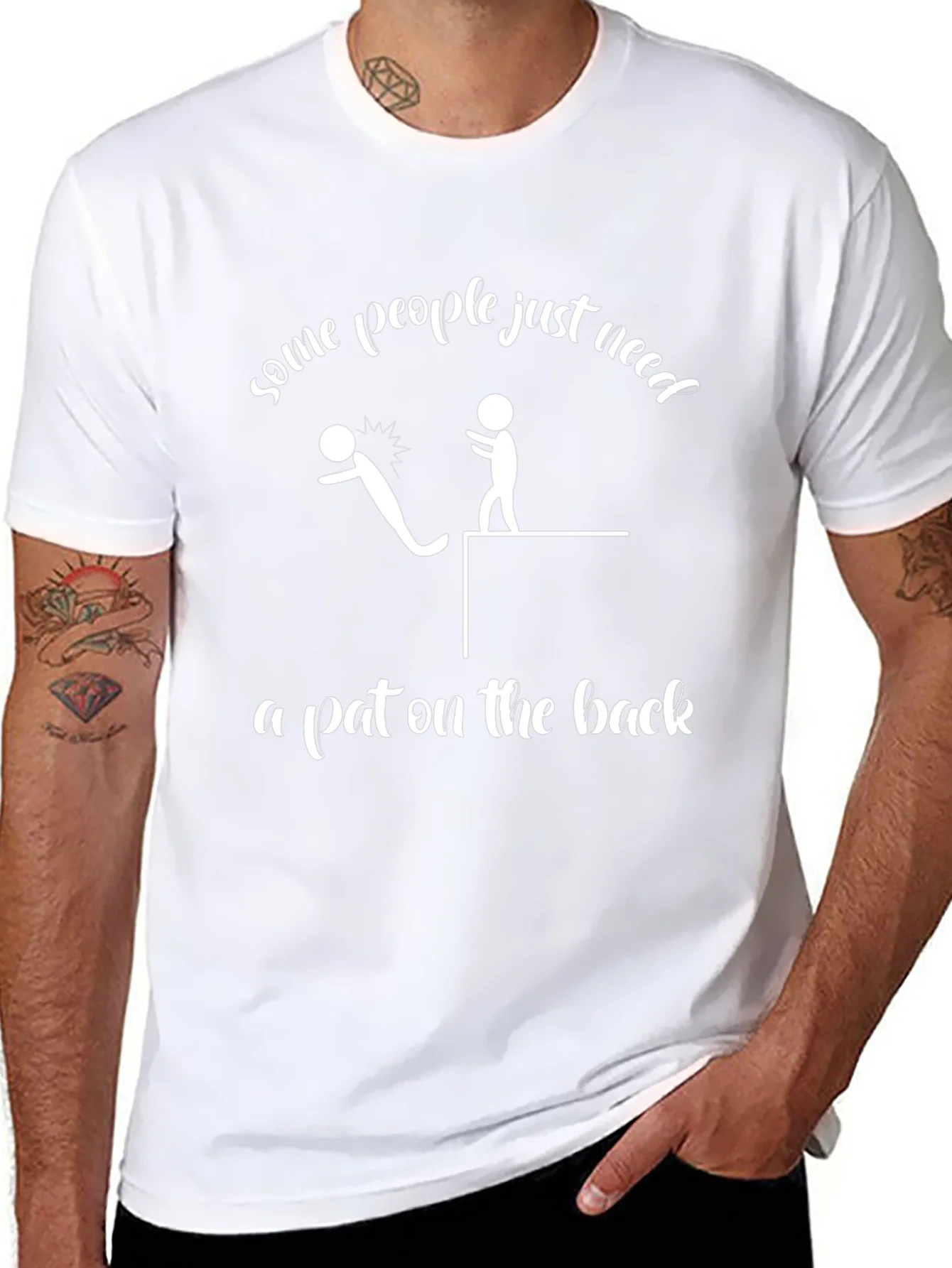 Funny Pat on the Back Graphic T-Shirt