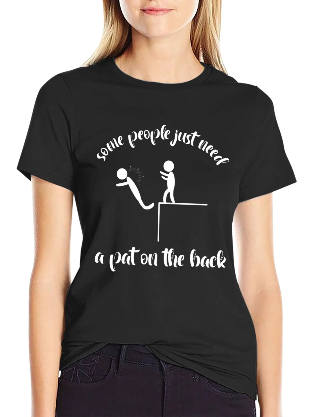 Funny Pat on the Back Graphic T-Shirt
