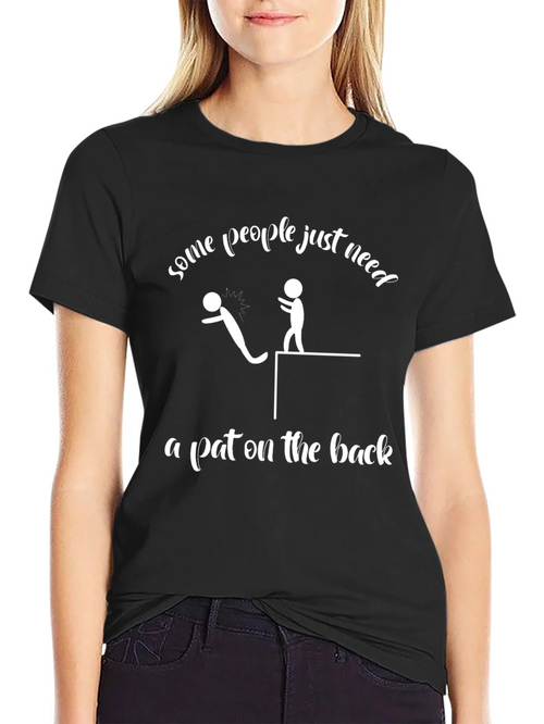 Funny Pat on the Back Graphic T-Shirt