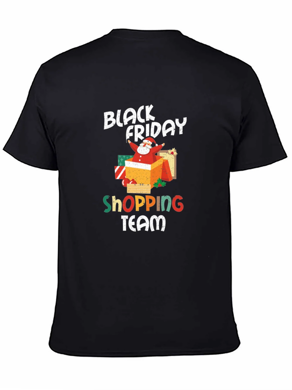 Black Friday Shopping Team Santa T-Shirt