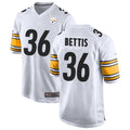 P.Steelers #36 Jerome Bettis Player White Home Game Football Jerseys