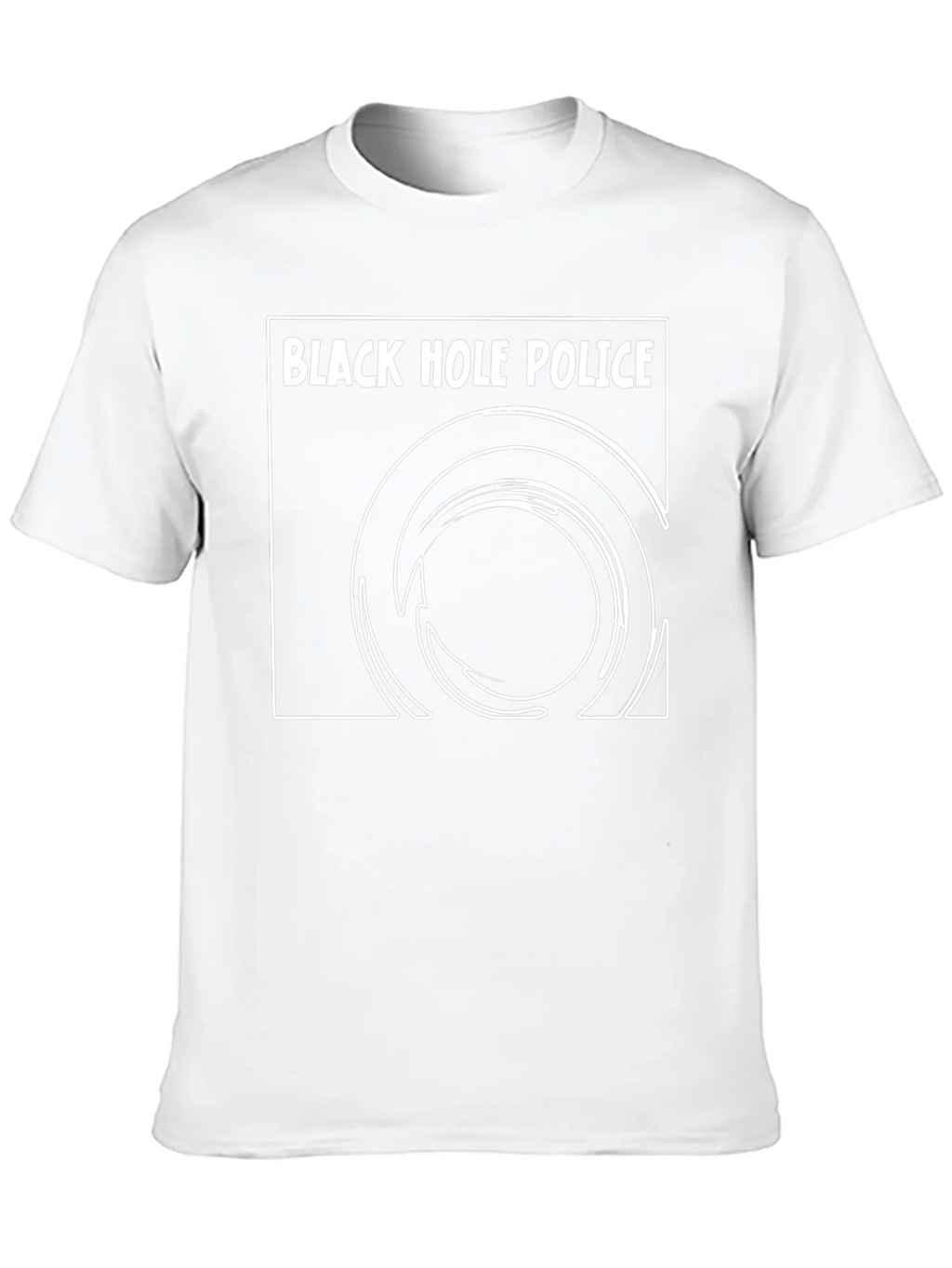 Black Hole Police Graphic Tee