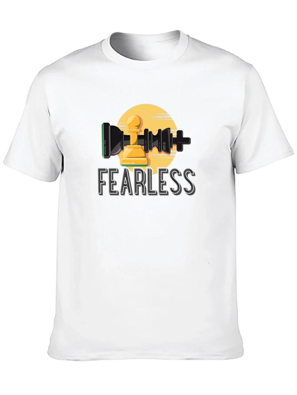 Fearless Chess Pawn Graphic T-Shirt