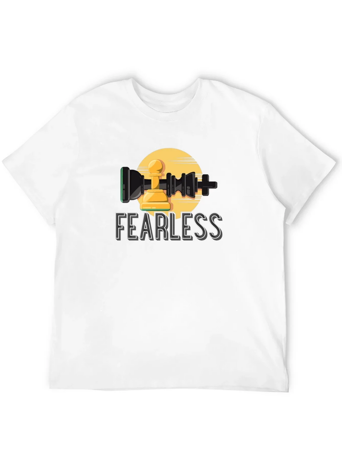 Fearless Chess Pawn Graphic T-Shirt