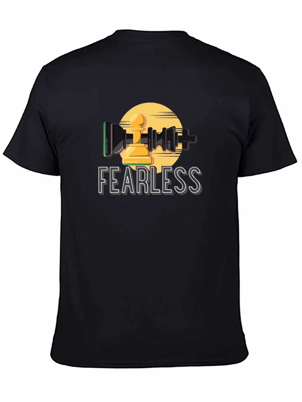 Fearless Chess Pawn Graphic T-Shirt