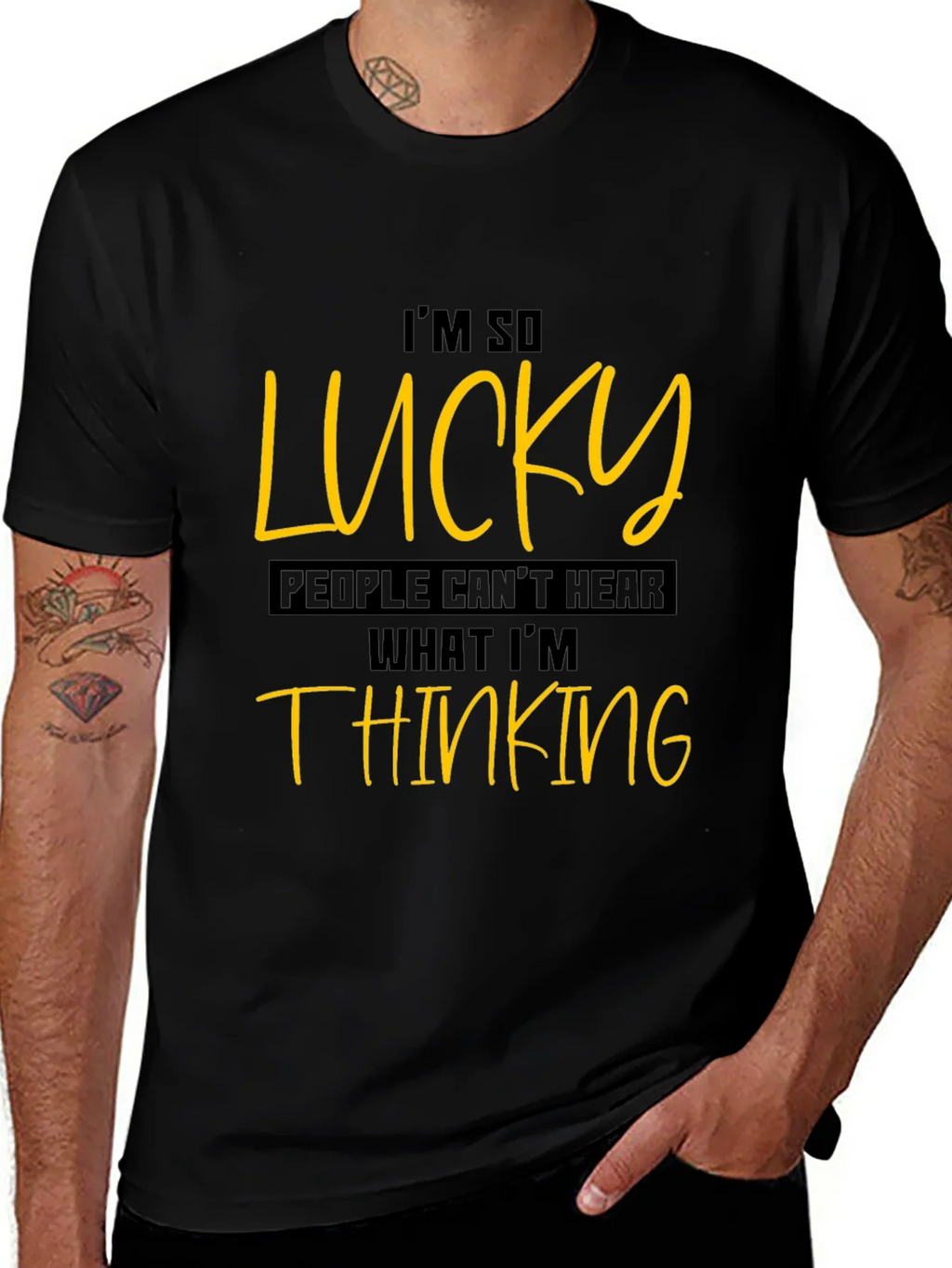 Lucky Statement Graphic Tee