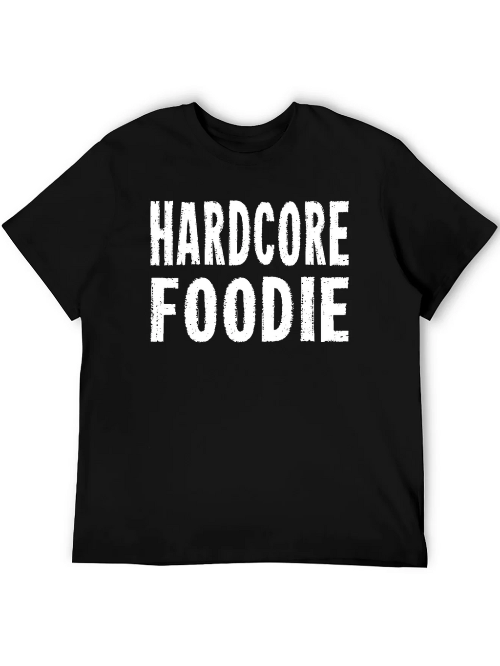 Hardcore Foodie Black Graphic T-Shirt
