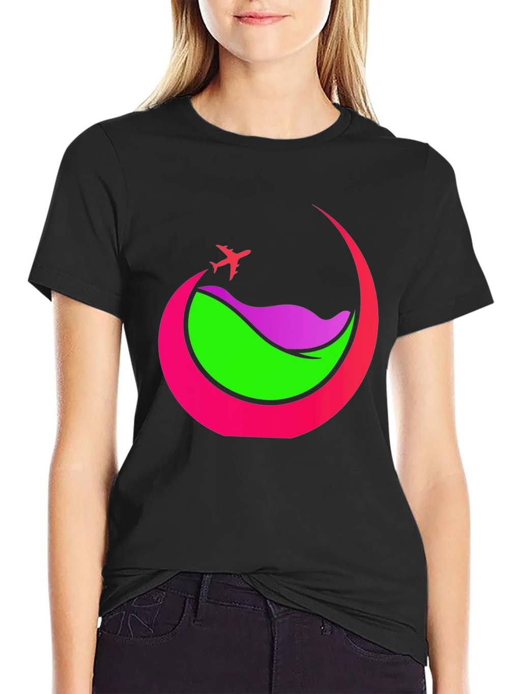 Travel Graphic Tee - Airplane Adventure Shirt