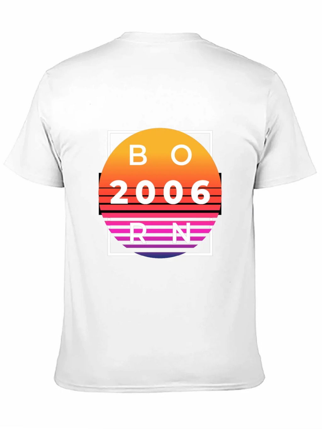 Born in 2006 Retro Sunset T-Shirt