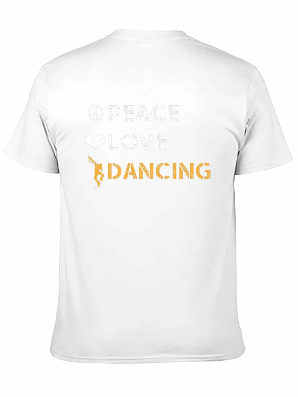 Peace Love Dancing Graphic Tee - Cool Dancer T-Shirt