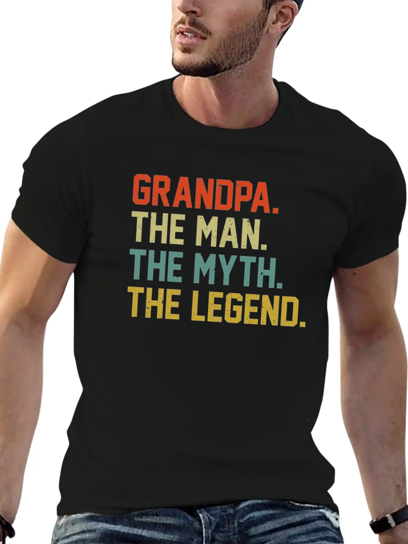 Grandpa The Man T-Shirt - Fathers Day Gift