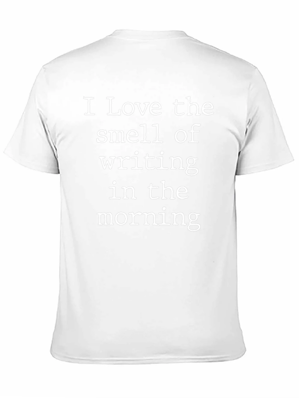 Writing Smell Morning Black Tee