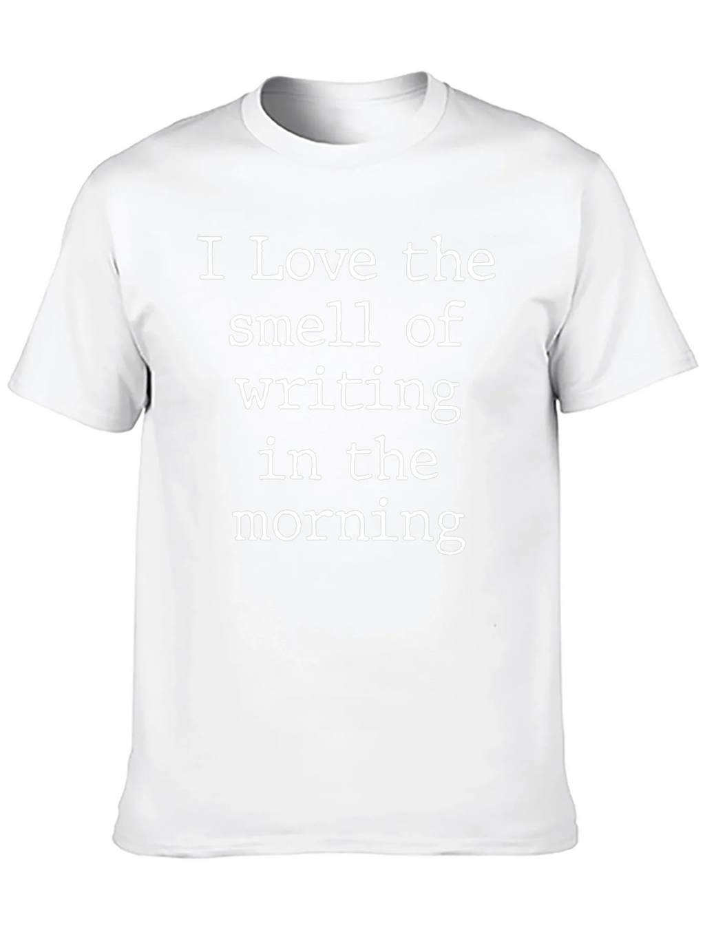 Writing Smell Morning Black Tee