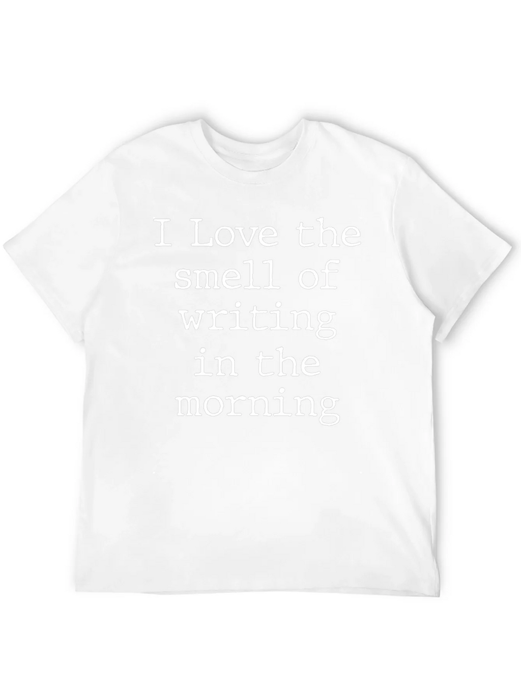 Writing Smell Morning Black Tee