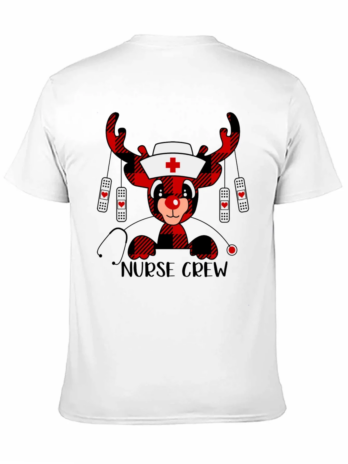 Nurse Crew Reindeer Christmas T-Shirt