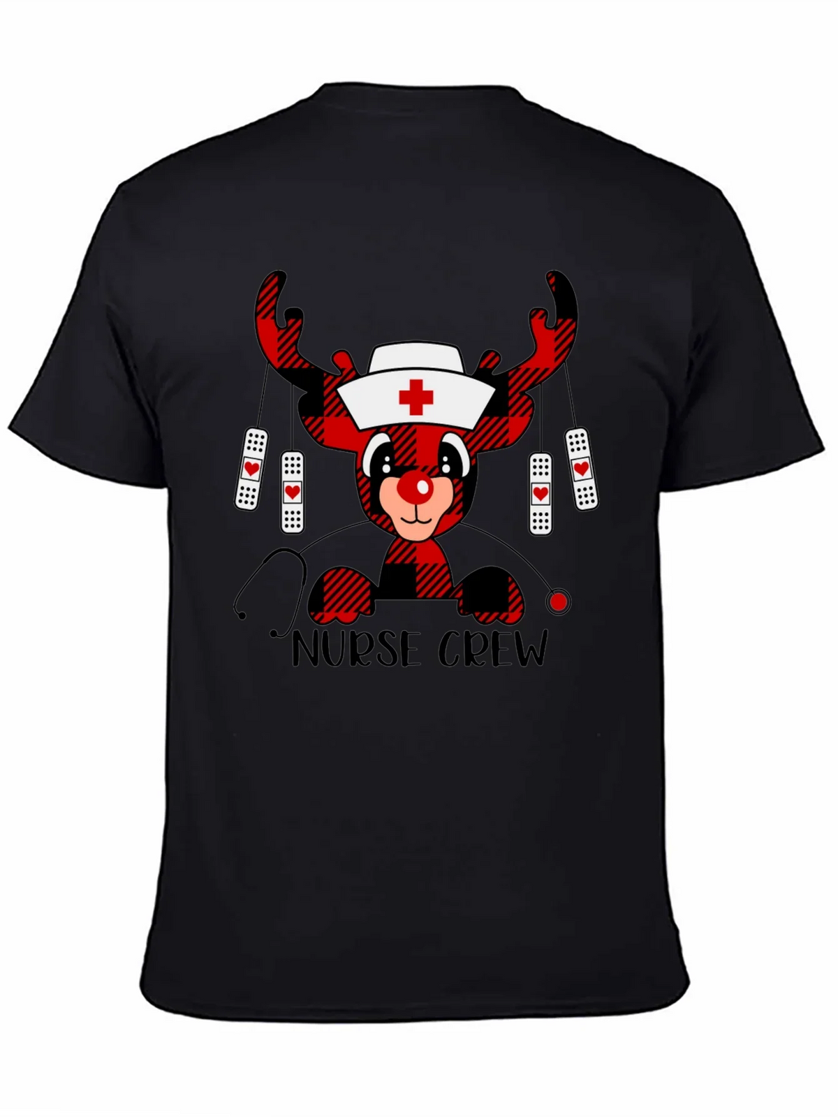 Nurse Crew Reindeer Christmas T-Shirt