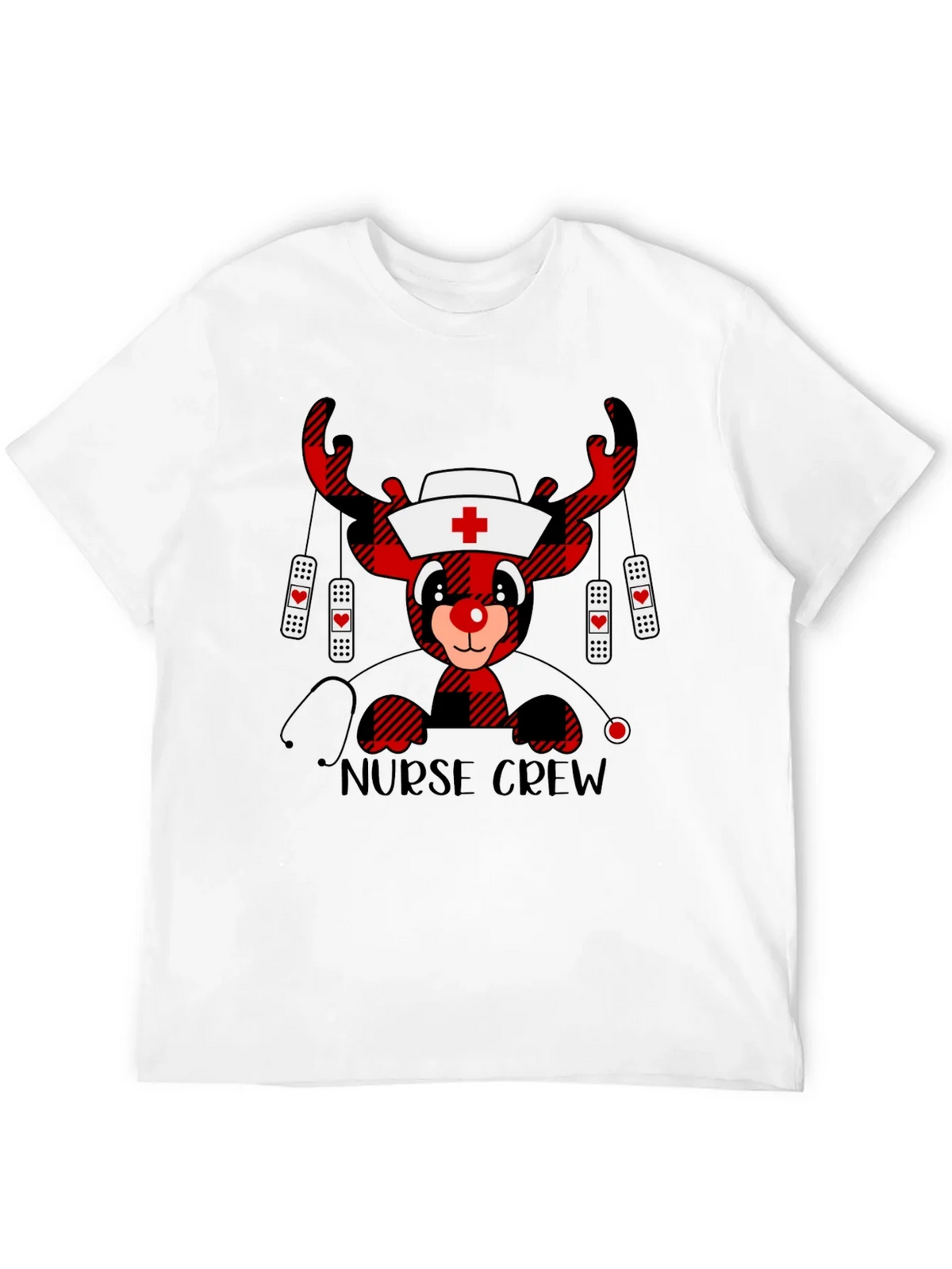 Nurse Crew Reindeer Christmas T-Shirt