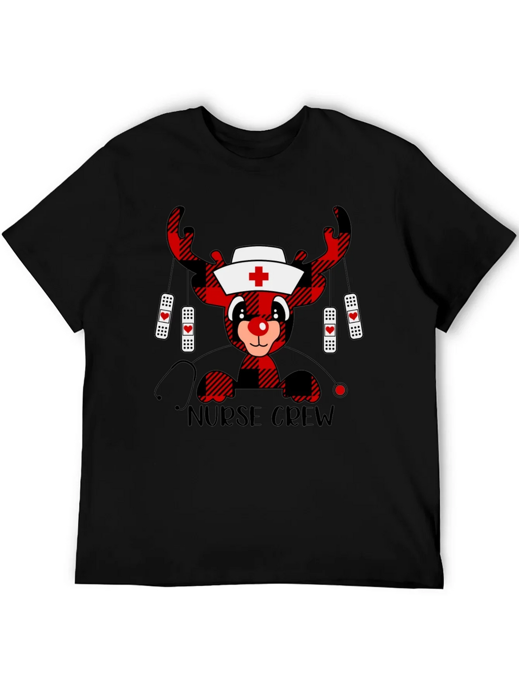 Nurse Crew Reindeer Christmas T-Shirt