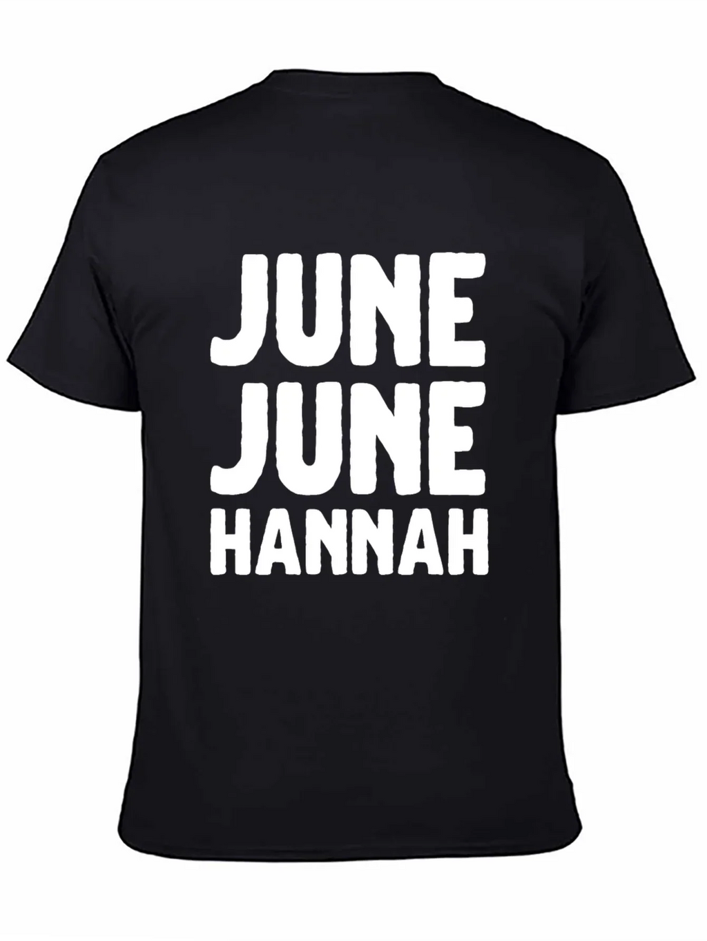 June June Hannah Black Tee