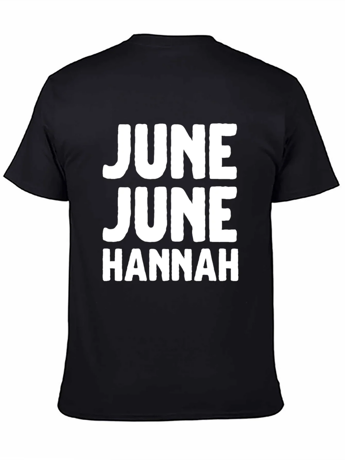 June June Hannah Black Tee