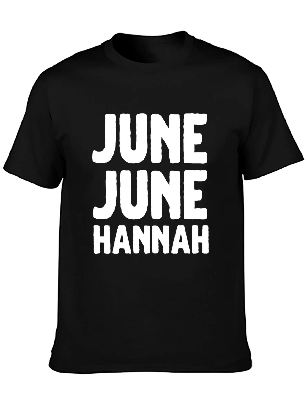 June June Hannah Black Tee