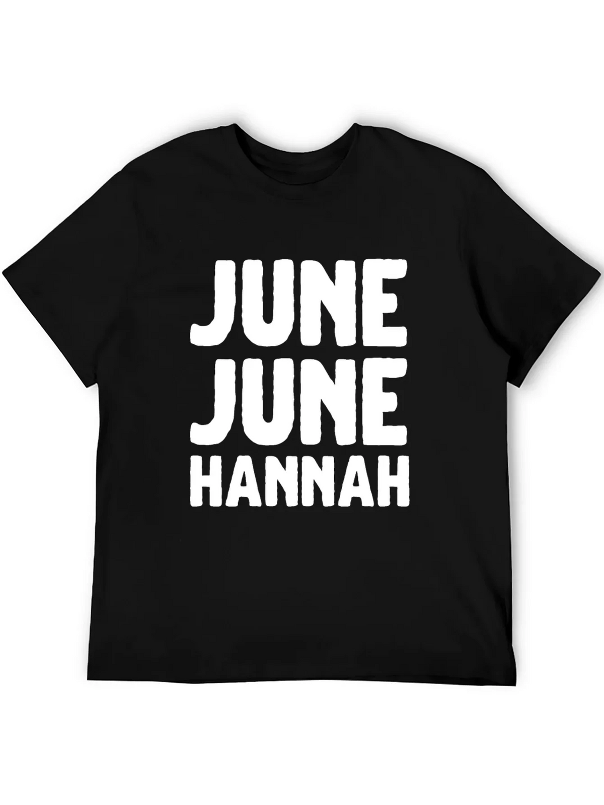 June June Hannah Black Tee