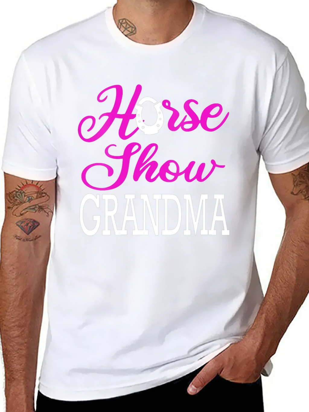 Horse Show Grandma T-Shirt - Equestrian Gift
