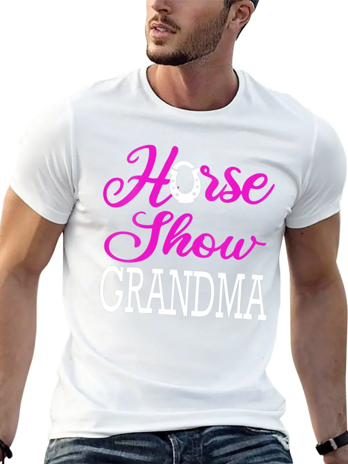 Horse Show Grandma T-Shirt - Equestrian Gift