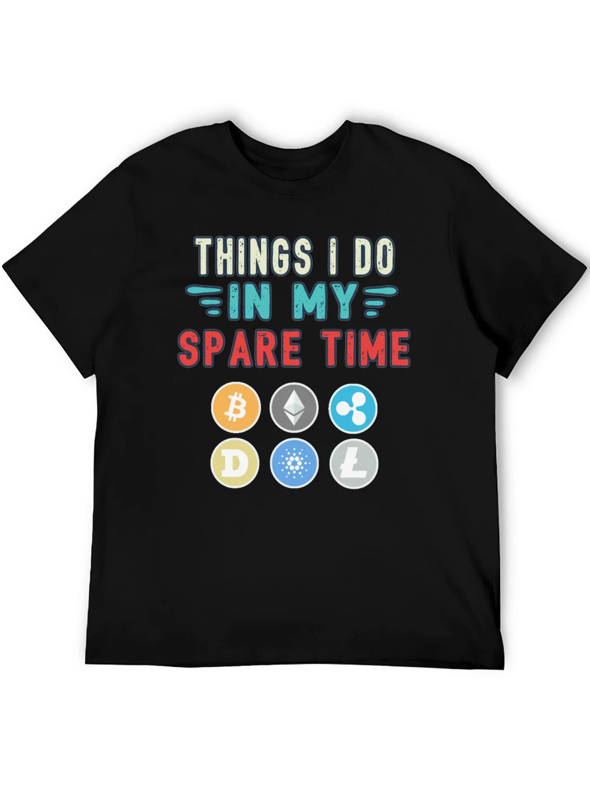 Crypto Lover T-Shirt - Spare Time Hobbies